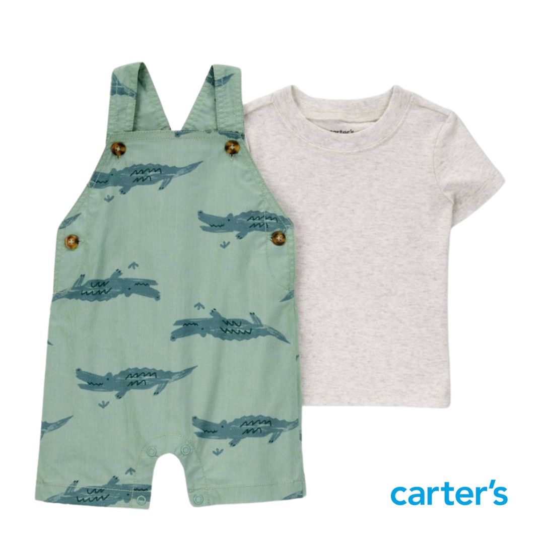 Braga de Cocodrilo con Franela Gris