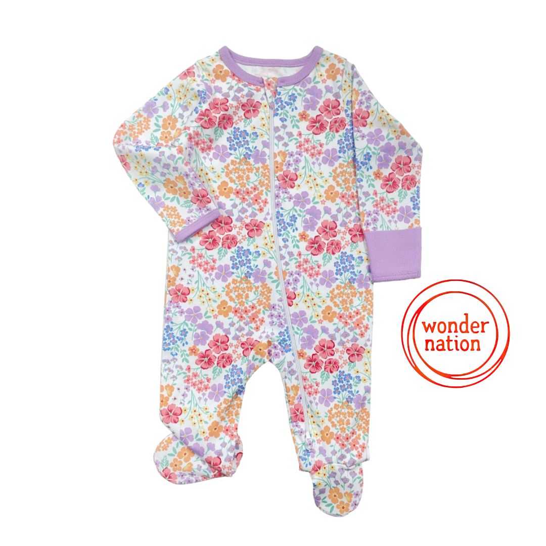 Pijama Morada/Floral (Wonder Nation)