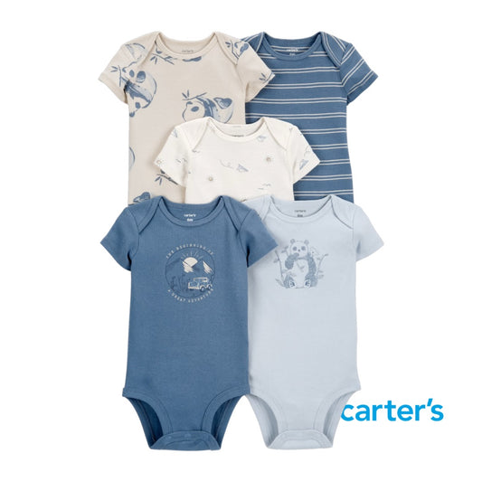 Set de 5 Bodis Azul Panda