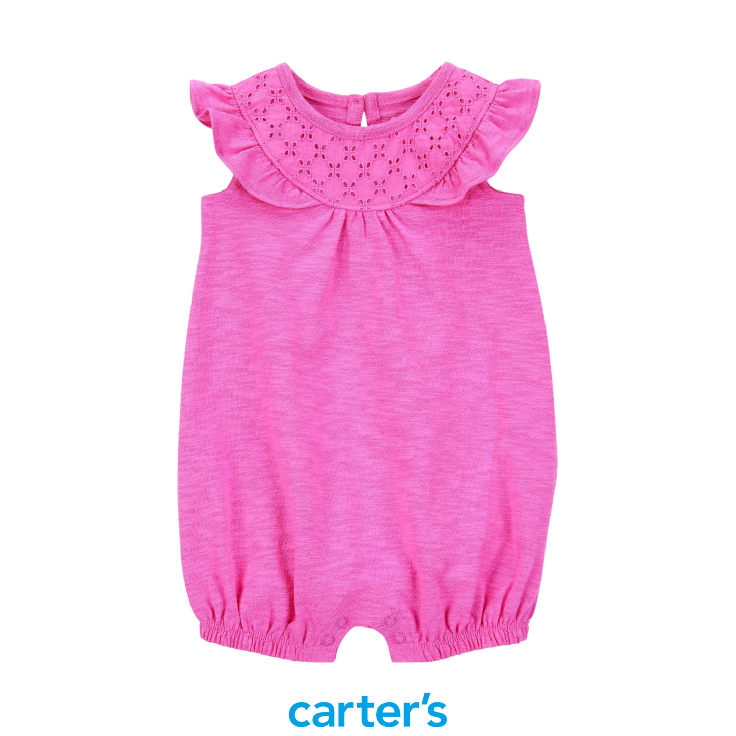 Romper Fucsia con Bordado