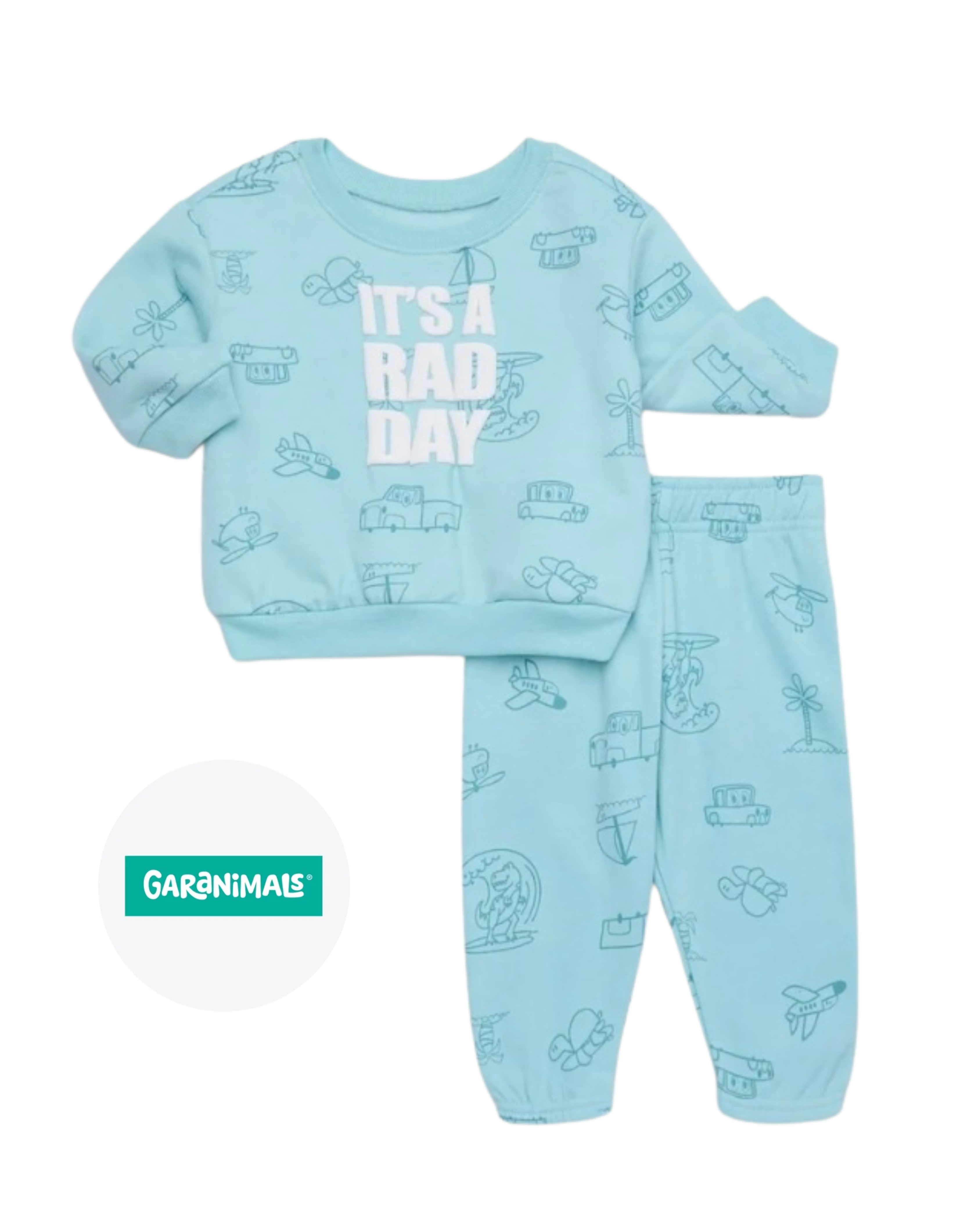 Conjunto Azul "It's a Rad Day"