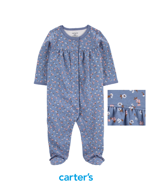 Pijama Azul Floral