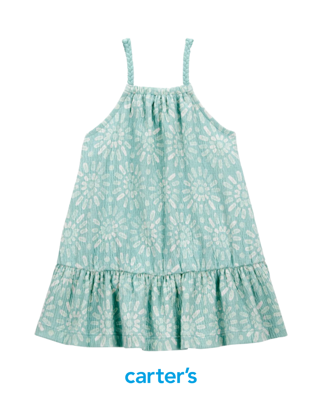Vestido Turquesa Floral*