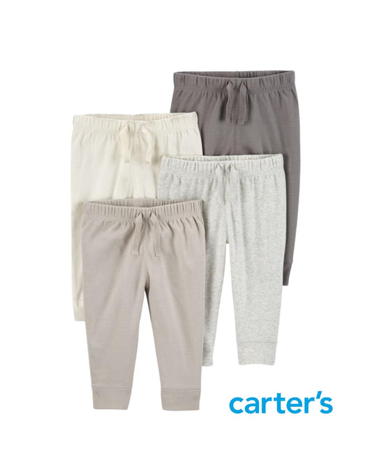 Set de 4 Pantalones en Tonos Grises