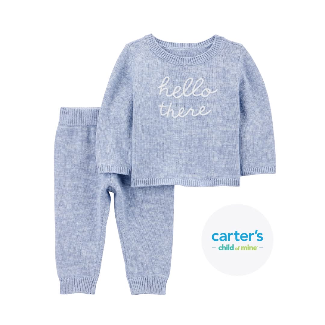 Conjunto Tejido "Hello There"