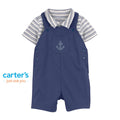 Braga Azul Marina de Ancla con Chemise